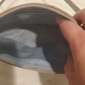 Coach Cream Satin Wristlet 8.5 X 5.5 thumbnail 8