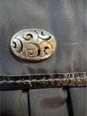 Brighton Black Crossbody Purse with Decorative Metal Clasp thumbnail 6