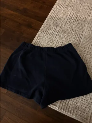 Navy garage shorts thumbnail 2