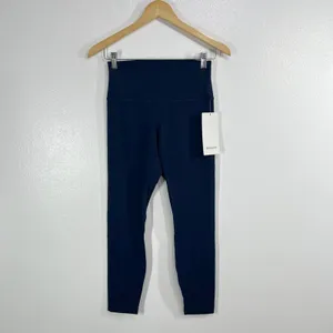 Lululemon Align High-Rise Pant 25 Women 6‎ True Navy LW5CT3S Nulu Yoga Legging thumbnail 3