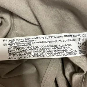 Zara Beige Long Sleeves Buckle Belt Double Breasted Trench Coat Jackets Size M thumbnail 5