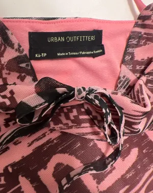 Urban Outfitters Mini Dress pink and black thumbnail 2