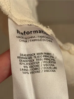 Reformation Beige Geometric Maxi Slip Dress thumbnail 6