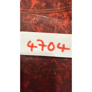 Lululemon Wunder High Rise Biker Shorts Red Lava Wash Size 4 LW7BR8S thumbnail 8