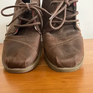 BOBS by‎ Skechers Womens Brown Chukka Boots Plaid Lined Memory Foam Size 7.5 thumbnail 5