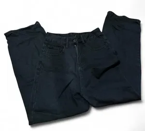 black jeans with relaxed fit thumbnail 1