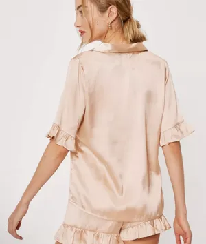 Nasty Gal Satin Pajamas thumbnail 3