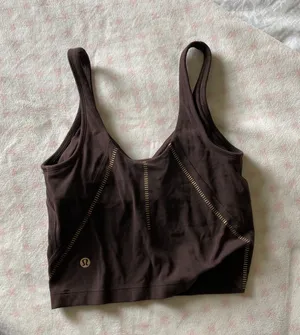 Lululemon Brown  Align Tank Gold Detail thumbnail 2