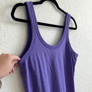 Lululemon tank dress purple size 6 thumbnail 2