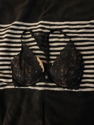 Adore Me Racerback Black Lace Bra 32DDD thumbnail 3