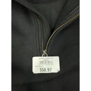 Carhartt Womens Tencel Quarter Zip Sweatshirt Black Relaxed Fit Small NEW thumbnail 6