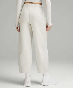 Lululemon Mixed Fabric Relaxed-Fit Tapered High-Rise Pant in Bone thumbnail 8