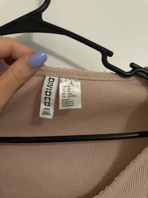 H&M Top Tank Pink Light thumbnail 2