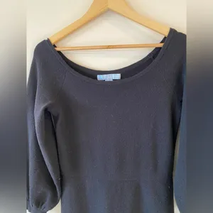 Hill House Maude Dress Black knit Size Large thumbnail 3
