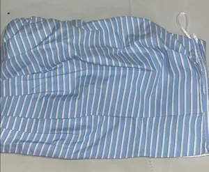 H&M Blue and White Striped Pencil Skirt thumbnail 1