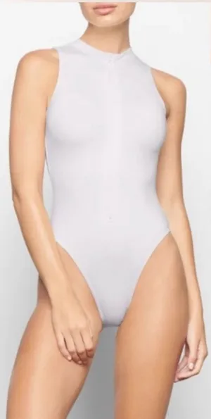 SKIMS Zip-Up One Piece Swimsuit L thumbnail 2
