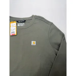 Carhartt Women's Tencel Crew Sweatshirt Green Small NWT NEW $60 MSRP thumbnail 2