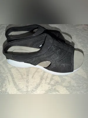 Easy Spirit Black Mesh Slip-On Open-Toe Sandal thumbnail 3