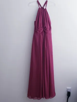 Azazie Twist Elegant Bridesmaid Maxi Dress thumbnail 2