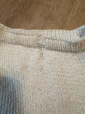 White Knit Sleeveless Shirt thumbnail 4