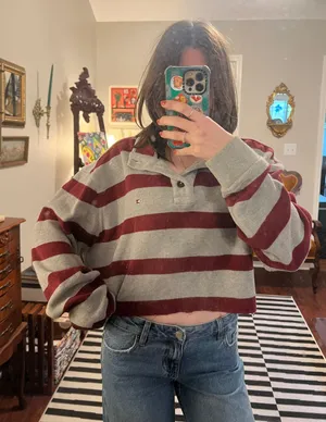 Tommy Hilfiger Long Sleeve Cutoff Polo thumbnail 7
