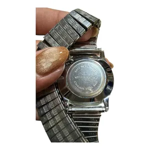 Timex Vintage Water Resistant Watch Silver Tone Expansion Band thumbnail 2