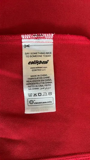 Edikted Red Corset Top thumbnail 5