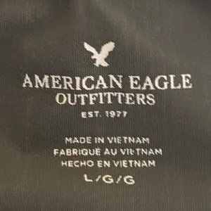American Eagle Women's Crushed Velvet Cami Women's Size L Strappy Neck Black thumbnail 4