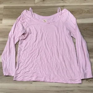 Lilly Pulitzer Luxletics Pink Long Sleeve Shirt Women’s Large thumbnail 1