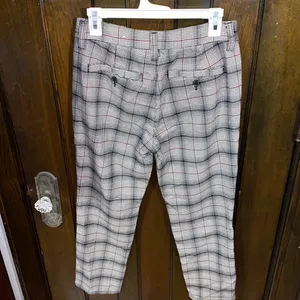 American Eagle Plaid Stretch Pants Size 6 thumbnail 3