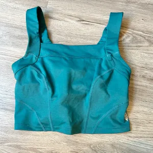 Free People Movement Teal Square Neck Workout Crop Top Size S thumbnail 2