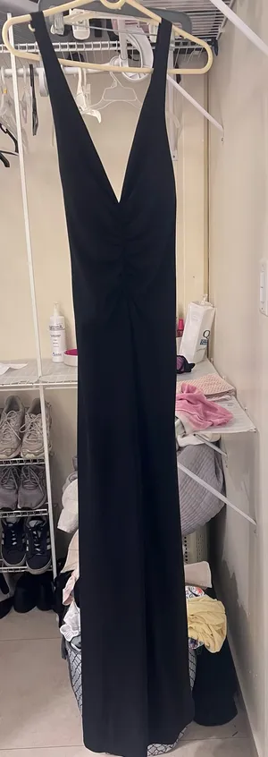 Elegant Black Maxi Dress thumbnail 4