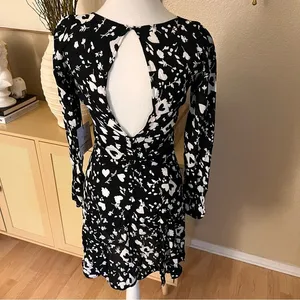 RARE Reformation NWT F‎ Off Hate You Heart Print Primrose Dress Sz XS thumbnail 6