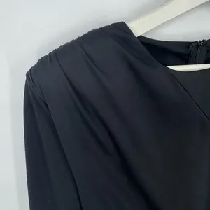 Area Stars Jersey Ruched Dress Bodycon Black‎ Large thumbnail 7
