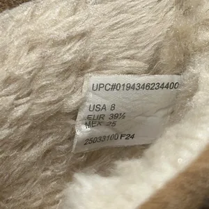 Suede Platform Ankle Boots Faux Shearling Lined Camel Brown 25033100 F24 US 8 thumbnail 8