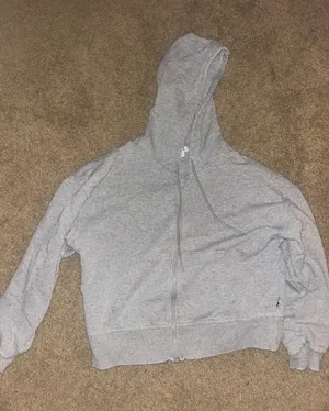 Gray zip up Size M thumbnail 1