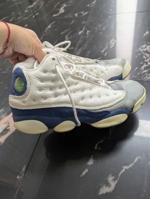 Nike Air Jordan 13 Retro French Blue Basketball Sneakers thumbnail 5