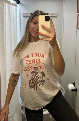 Western Graphic Tee White Size M thumbnail 1
