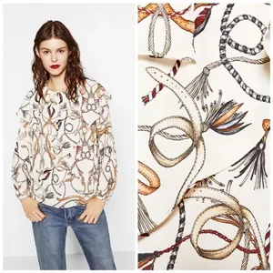 ✨DOUBLE FRILL CHAIN PRINT TOP✨ thumbnail 3