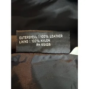 VTG 80’s Wilsons Leather Mini Skirt Womens 12 Black Goth Grunge Moto Punk Biker thumbnail 8