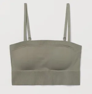 H&M Sports Bra & Leggings Set Olive Green thumbnail 2