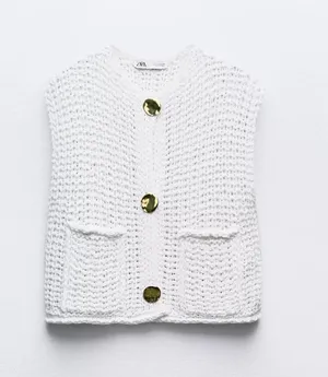 Zara Chunky Knit Top thumbnail 1