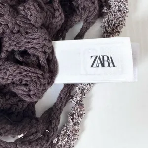 Zara Black Crochet Open-Knit Top thumbnail 6