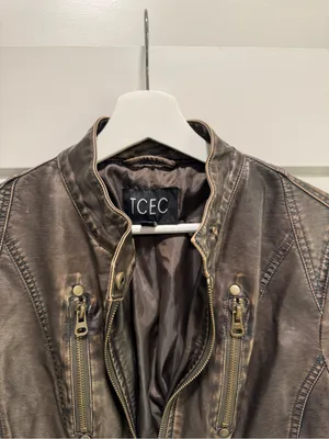 TCEC Faux Leather Moto Jacket thumbnail 2