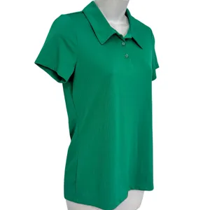 Alo Kelly Emerald Green Polo Short Sleeve Collared Tee T-Shirt size XS Tennis thumbnail 9