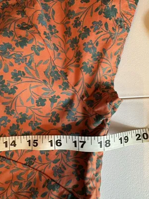 Madewell Amari Twist Top Floral Sunset Haze Cotton Poplin Retro Cottagecore 10 thumbnail 8