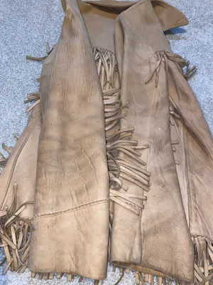VTG 70s Jo-Kay Suede Leather Jacket Tan/Light Brown Western Fringe FUC thumbnail 9