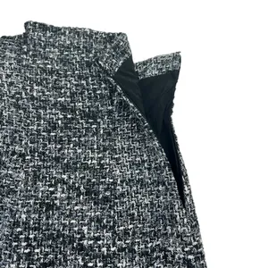 Tobi Strapless‎ Mini Dress M Black Grey Tweed Bodycon Fitted Chic Night Out thumbnail 7