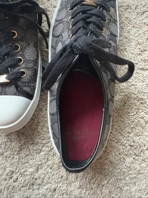 Coach Black Signature Canvas Low-Top Sneakers thumbnail 3