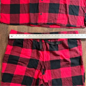 flannel pajama set, plus size XXL thumbnail 11